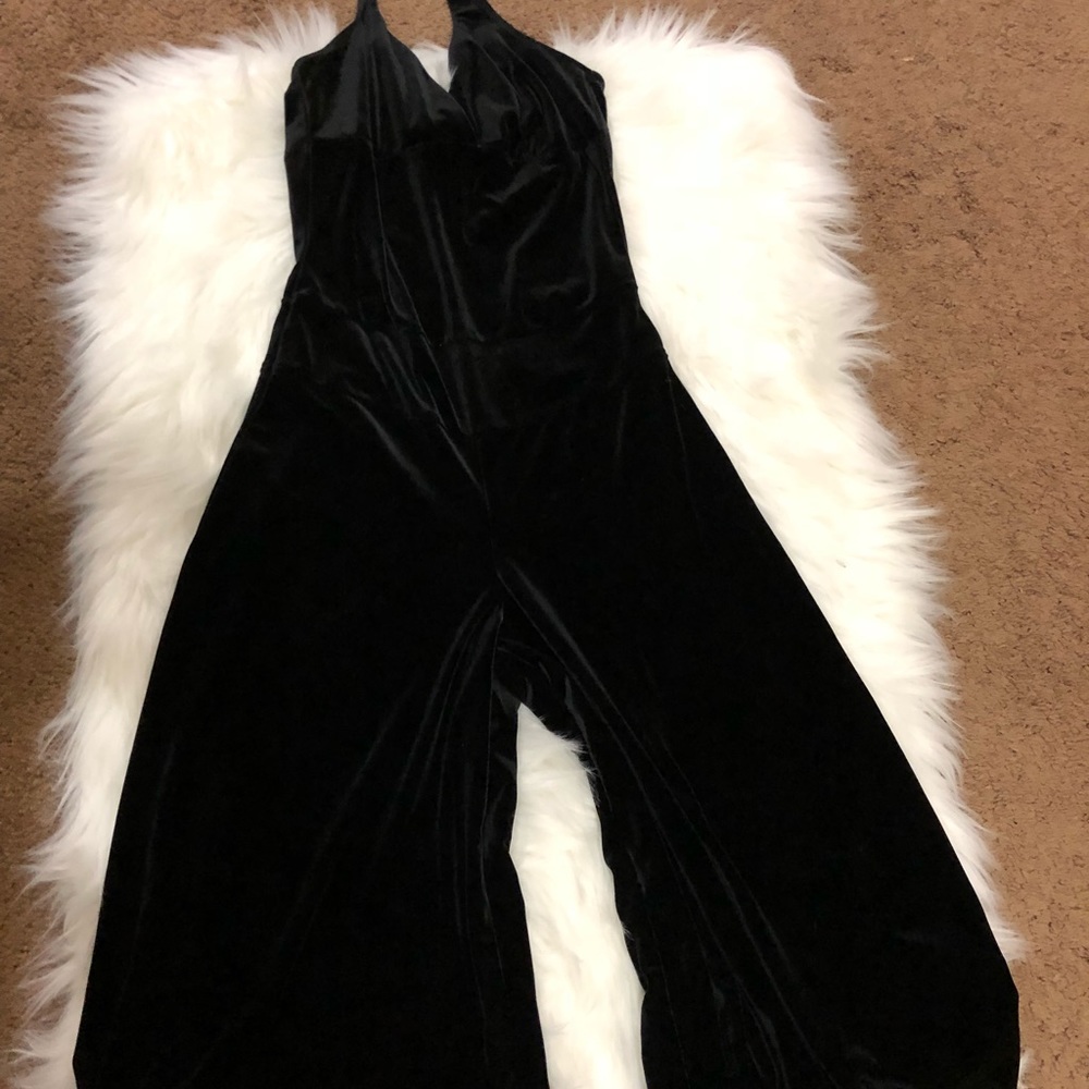 Velvet jumpsuit - Picture 4 of 4